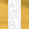 Kép 1/3 - Kontúrmatrica - betű, K, arany, 0241  - AKCIÓS