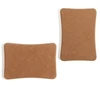 Kép 1/5 - Natúr MDF lap, hűtőmágnes alap - téglalap, horpadt, akasztható, 10x13,5 cm