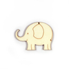 Kép 1/3 - Fafigura, akasztható, lézerrel mintázott - Elefánt fadísz, kicsi