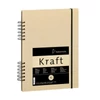 Kép 1/2 - Hahnemühle vázlatfüzet, A4, 120 g, 80 lap, oldalt spirálos - Kraft