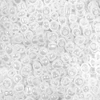 Gyöngyházas kásagyöngy, 2 mm - fehér