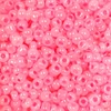 Gyöngyházas kásagyöngy, 2 mm - világos rózsaszín