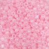 Gyöngyházas kásagyöngy, 2 mm - világos rózsaszín