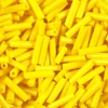 Szalmagyöngy, telt színű, 6 mm - citromsárga