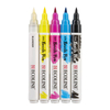 Kép 2/5 - Talens Ecoline Brush Pen akvarell ecsetfilc készlet - 5 db, Primary