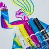 Kép 3/5 - Talens Ecoline Brush Pen akvarell ecsetfilc készlet - 5 db, Primary