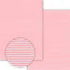 Fotókarton, A4 - mini csíkos - pink