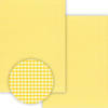 Kép 2/2 - Fotókarton, A4 - mini kockás abrosz - sárga
