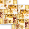 Kép 2/2 - Fotókarton, 49,5x68 cm - karácsony, arany