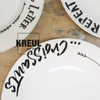 Üveg- és porcelánfilc, Kreul Classic Calligraphy - 71 fekete