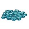 Üvegkavics, 18-20 mm, 100 g - irizáló, türkiz