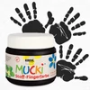 Ujjfesték textilre, Mucki, 150 ml - fekete