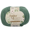 Horgolófonal, Anchor Organic Cotton, 50 g, vegán - 00071 smaragd tó