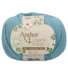 Kép 1/6 - Horgolófonal, Anchor Organic Cotton, 50 g, vegán - 01038 égkék