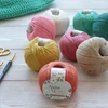 Horgolófonal, Anchor Organic Cotton, 50 g, vegán - 00071 smaragd tó