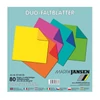 Origami papír, Duo-Color - 80 g, 80 db, 20x20 cm