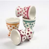 Kép 3/3 - Porcelán tojástartó - fehér, 4,5x6,5 cm
