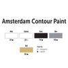 Kép 2/2 - Amsterdam Contour Paint kontúrfesték, kiégethető, 20 ml - ezüst, 800