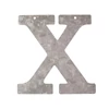 Cink betű - X, 12 cm