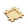 Kép 1/2 - Fa képkeret, 6x6 cm - puzzle, hűtőmágnes, négyzet