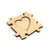 Kép 1/2 - Fa képkeret, 6x6 cm - puzzle, hűtőmágnes, szív