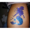 Kép 3/4 - Tetováló sablon, öntapadós stencil - Sellő 1