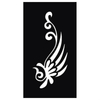 Kép 1/2 - Tetováló sablon, öntapadós stencil - Virág 3