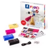 Kép 2/5 - FIMO Leather Effect DIY süthető gyurma készlet, 4x25 g - Kulcstartó
