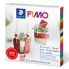 Kép 1/5 - FIMO Leather Effect DIY süthető gyurma készlet, 4x25 g - Virágtartó
