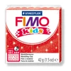 Kép 1/7 - FIMO Kids süthető gyurma, 42 g - glitter piros (8030-212)