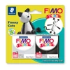 Kép 1/2 - FIMO Kids süthető gyurma készlet, 2x42 g - Funny cats, vicces cica