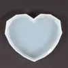Kép 2/2 - Szilikon öntőforma műgyantához - lapos, szív alátét, fazettált