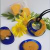 Kép 5/6 - Gyöngyház és metál hatású  műgyanta effekt pigment színező porok ékszerben