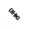 Paracord ívelt műanyag csat, Duraflex, 10 mm - fekete