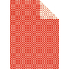 Kép 1/2 - Tassotti decoupage papír - kétoldalas pöttyös, piros-fehér