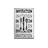 Kép 1/4 - Pecsételő, Woodies, Vintage, 4x6 cm - Invitation invitation