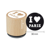 Kép 1/4 - Pecsételő, Woodies, 3 cm - I love Paris