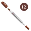 Sakura IDenti Pen kétvégű alkoholos filctoll - brown