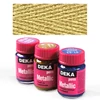 Kép 1/6 - Deka Perm Metallic metál textilfesték 25 ml - 05 sárga