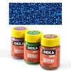 Deka Perm Glitter csillámos textilfesték 25 ml - 49 kék