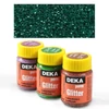 Deka Perm Glitter csillámos textilfesték 25 ml - 64 zöld