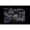 Kép 1/2 - Karckép gravírozó készlet karctűvel, 29x39 cm - Hollywood, ezüst