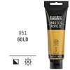 Liquitex Basics akrilfesték, 118 ml - 051, gold