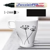 Üveg- és porcelánfilc, Kreul Classic - 12 kontúr fekete