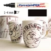 Üveg- és porcelánfilc, Kreul Classic Calligraphy - 71 fekete