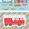 Patchwork anyag - Windham Fabrics - Around Town 51836P-X Panel, 60cm