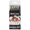 Sakura Pigma rajzkészlet - 6 db, Manga set, fekete