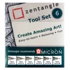 Sakura Pigma Micron műszaki rajztoll készlet - 6 db, Zentangle tool set