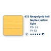 Schmincke PRIMAcryl akrilfesték, 35 ml - 672, naples yellow light