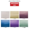 Talens Amsterdam akrilfesték készlet - 6x20 ml, gyöngyház színek